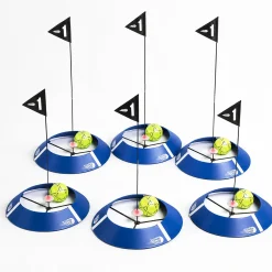 Kit de 6 cibles de FOOT GOLF avec cibles lumineuses