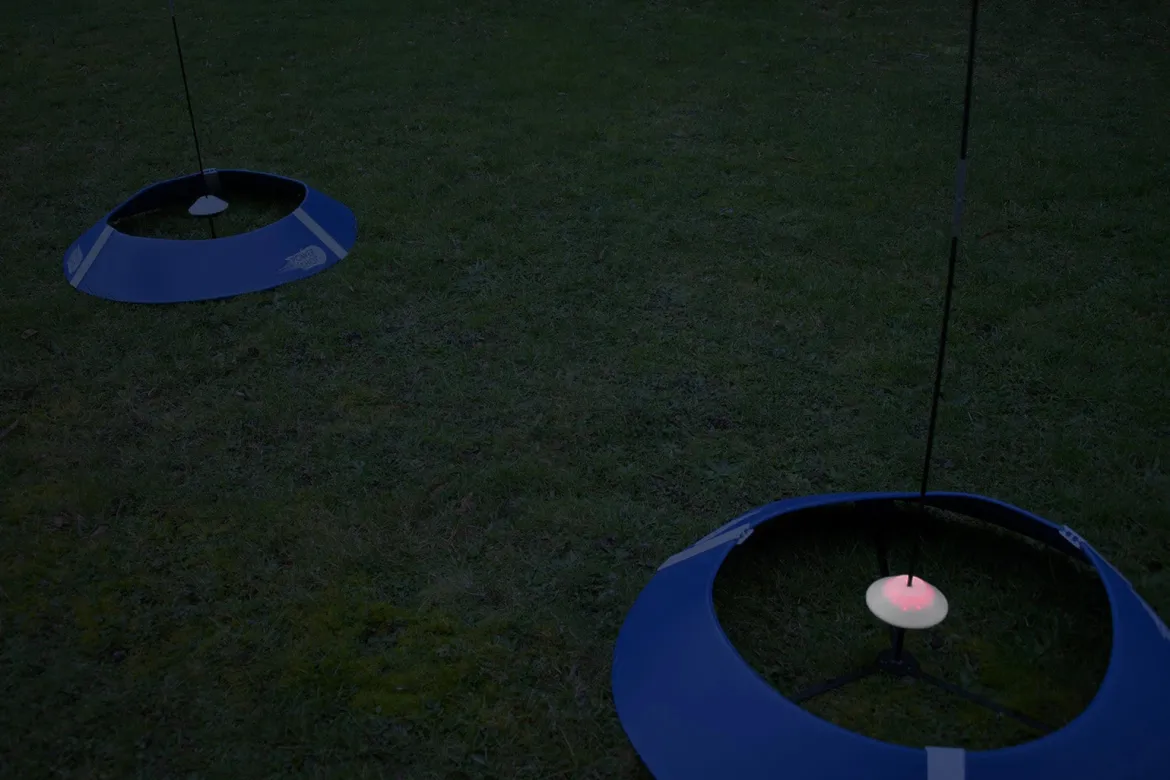 Kit de 10 cibles de FOOT GOLF avec cibles lumineuses