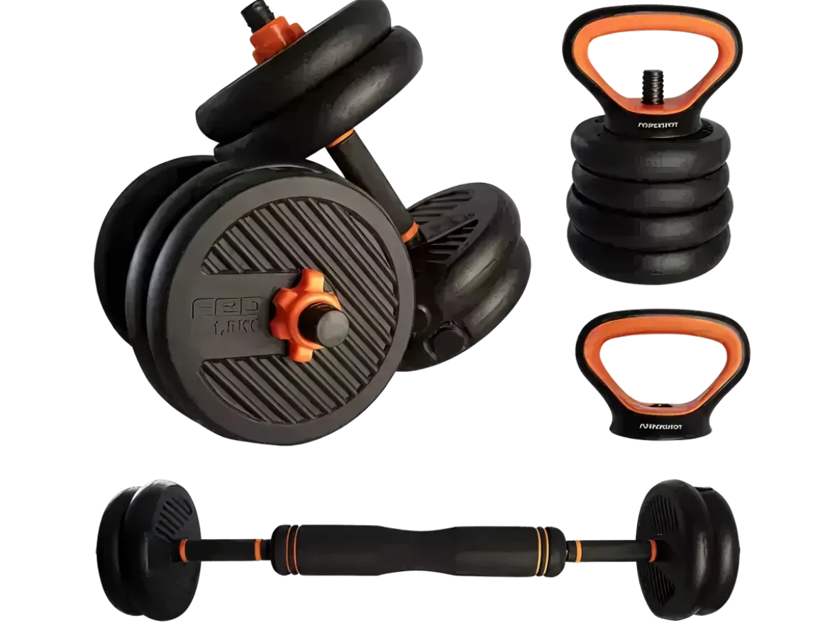 Kit de musculation complet 15kg - L'essentiel pour se muscler
