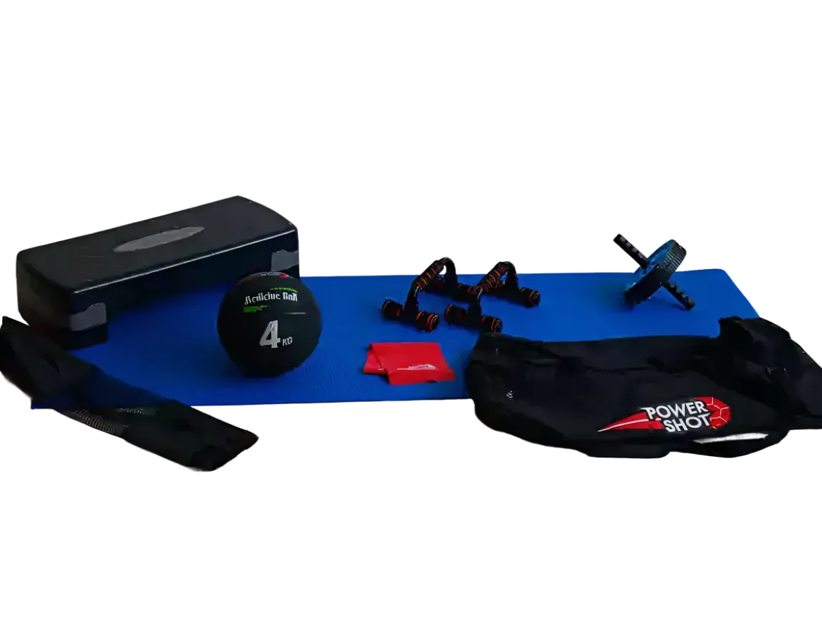 Kit fitness : tapis de sport, medecine ball... TOUT INCLUS