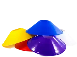 Lot de 100 balises/soucoupes/cones de délimitation
