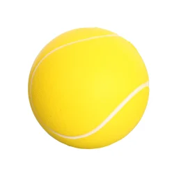 Lot de 5 balles de tennis en mousse - 6.3 cm