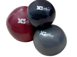 Lot de 3 balles lestées pvc OKO