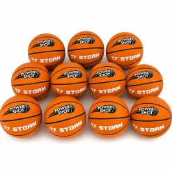 Lot de 10 ballons de basket Storm T7 - Pompe et sac de rangement OFFERTS