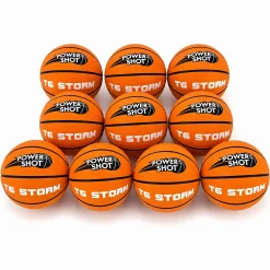 Lot de 10 ballons de basket Storm T6 - Pompe et sac de rangement OFFERTS