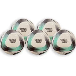 Lot de 5 ballons Powershot Taille 4 - Pompe et sac de rangement OFFERTS