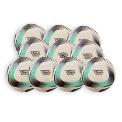 Lot de 10 ballons Powershot Taille 4 - Pompe et sac de rangement OFFERTS