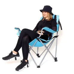Lot de 2 chaises de camping haut de gamme - Confort maximal