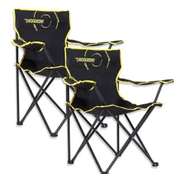 Lot de 2 chaises pliantes multi-usage avec sac de transport