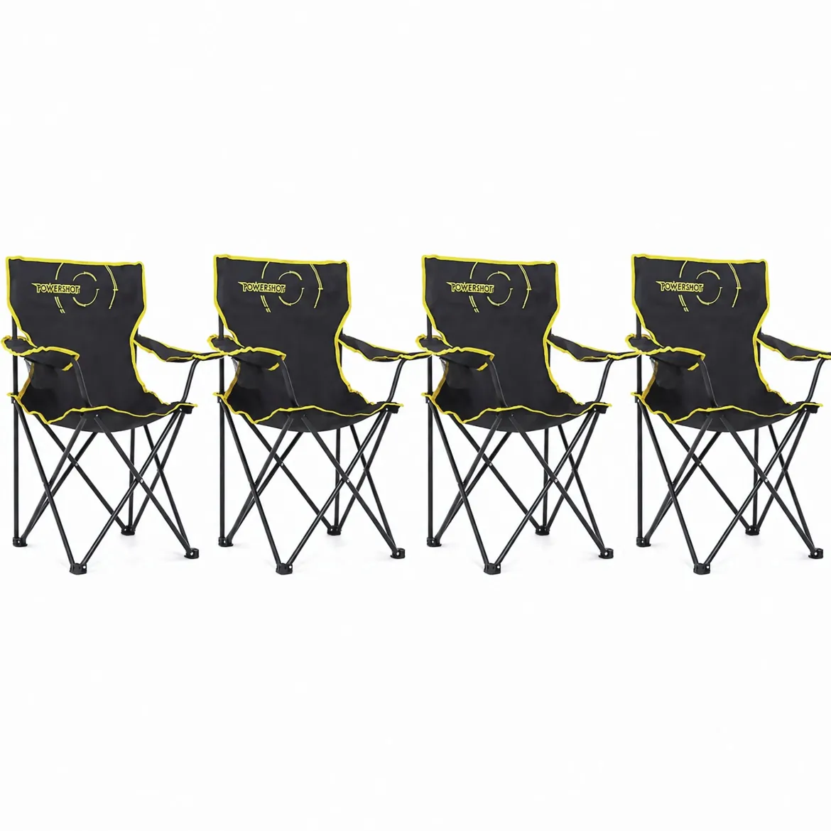 Lot de 4 chaises pliantes multi-usage avec sac de transport
