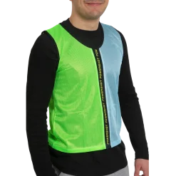 Lot de 12 chasubles bicolores POWERSHOT - Taille Enfant