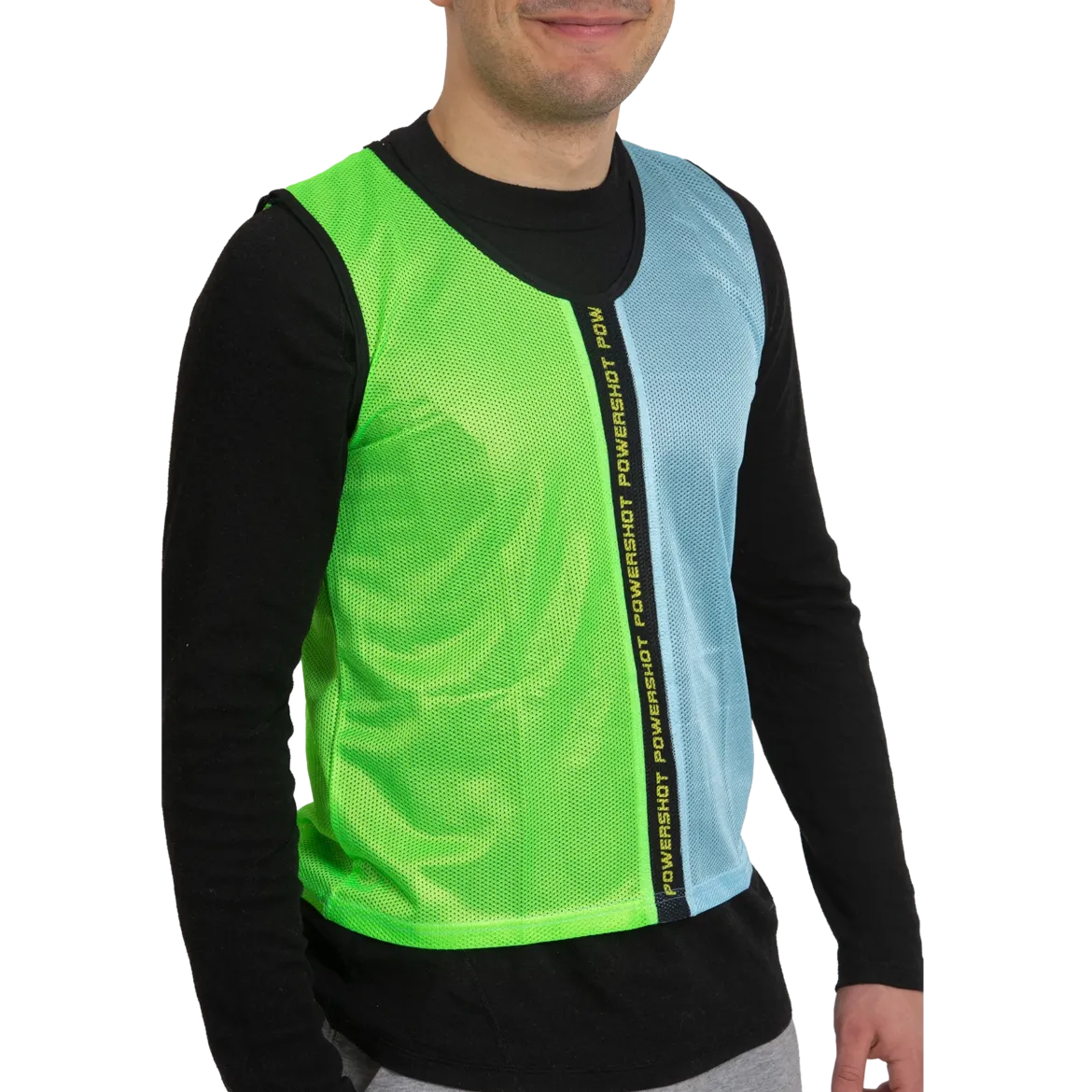 Lot de 12 chasubles bicolores POWERSHOT - Taille Enfant