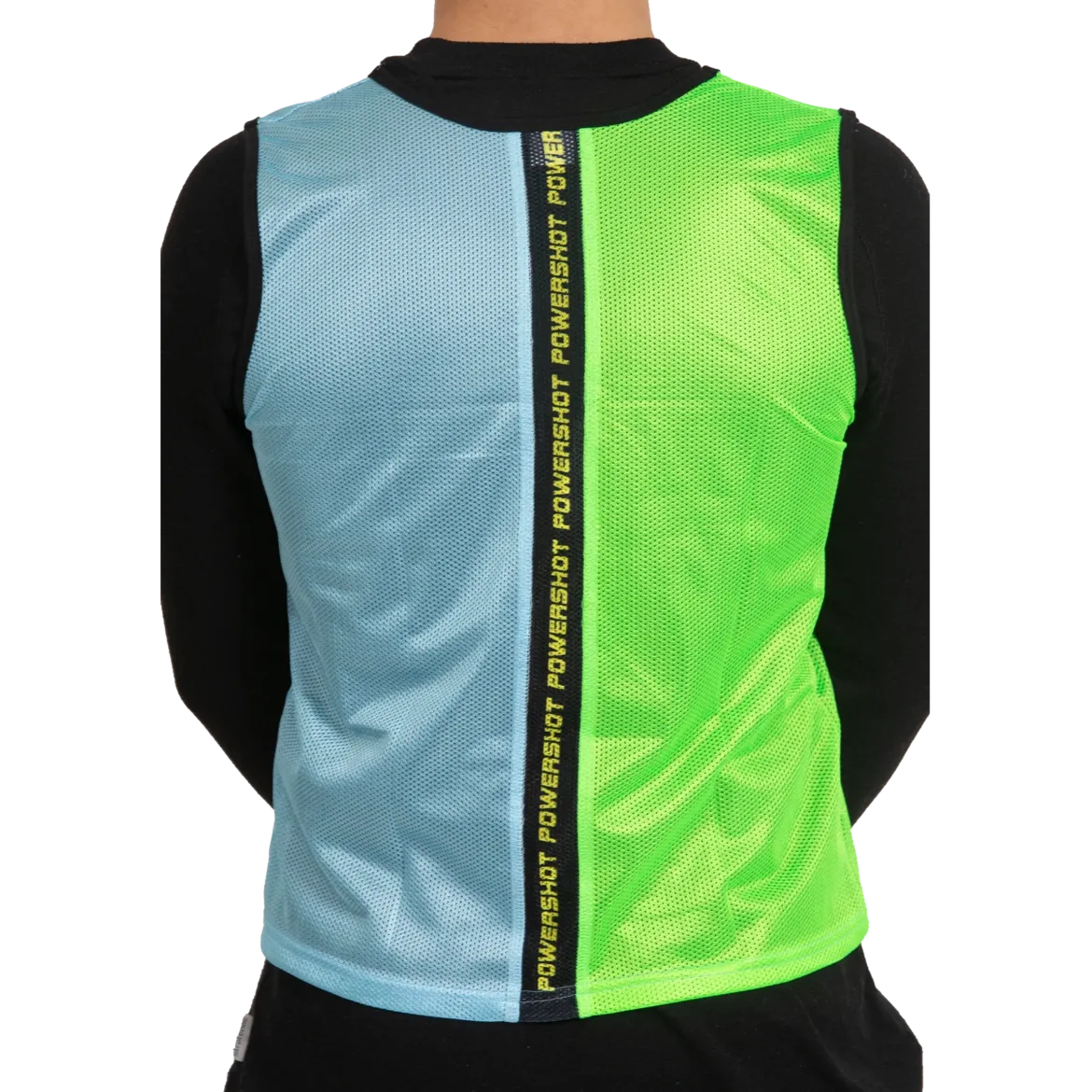 Lot de 12 chasubles bicolores POWERSHOT - Taille Enfant