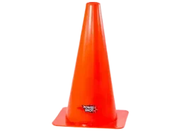 Lot de 4 cônes de délimitation - 38 cm - orange