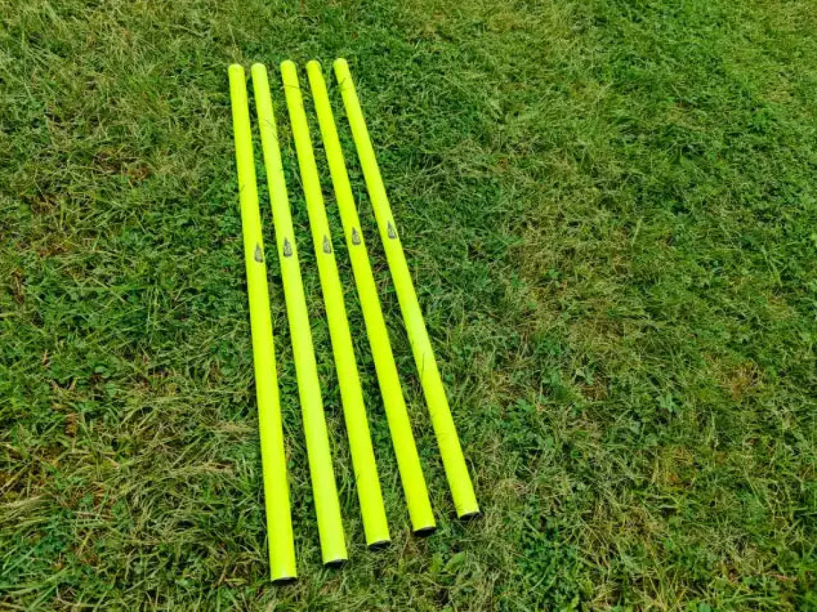 Lot de 5 jalons de slalom - 80cm