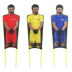 Lot de 3 mannequins flexibles en polyester imprimé
