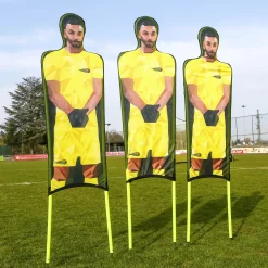 Lot de 3 mannequins flexibles en polyester imprimé