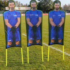 Lot de 3 mannequins flexibles en polyester imprimé