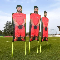 Lot de 3 mannequins flexibles en polyester imprimé