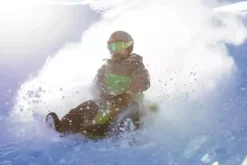 Luge avec Volant pour enfant et adulte - Luge design et résistante !