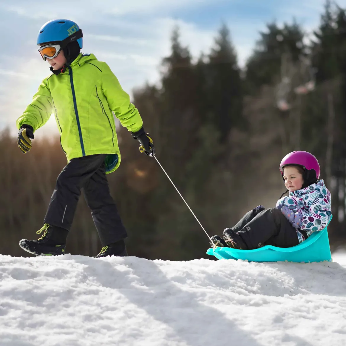 Luge bébé avec ceinture de sécurité - Tempo Snow TGX-250