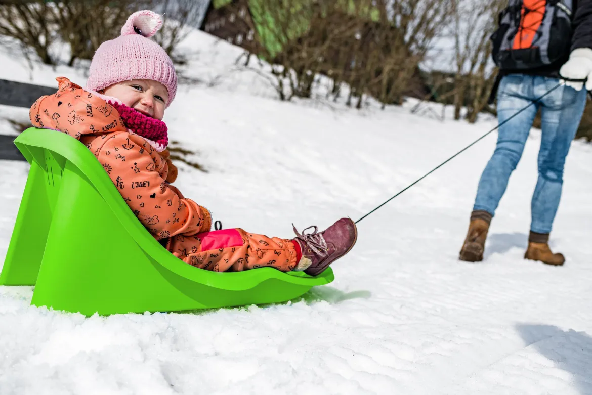 Luge bébé avec ceinture de sécurité - Tempo Snow TGX-250