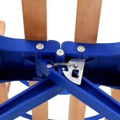 Luge en bois - Folding Davos Blue 100cm - Avec Backseat