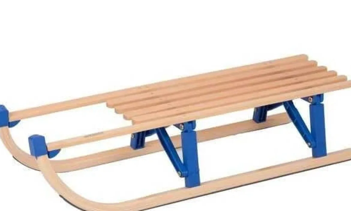 Luge en bois pliable