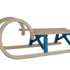 Luge escargot en bois pliable - 100cm