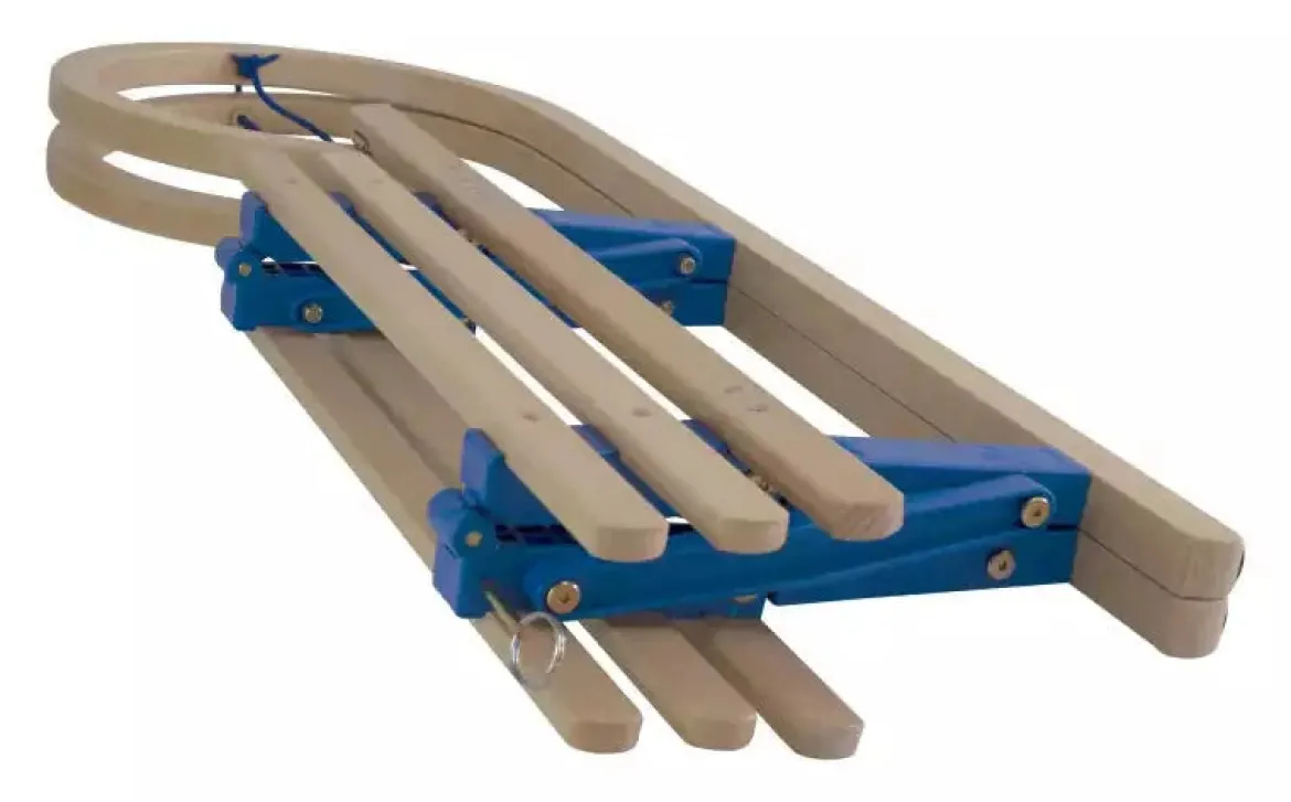 Luge escargot en bois pliable - 100cm