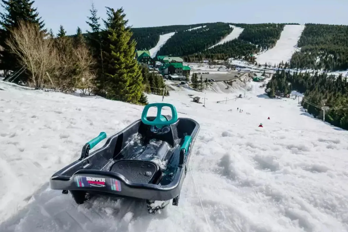 Luge SNOW EXPRESS - avec volant