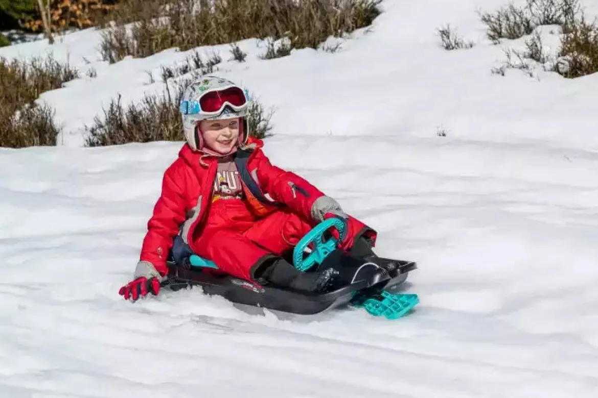 Luge SNOW EXPRESS - avec volant