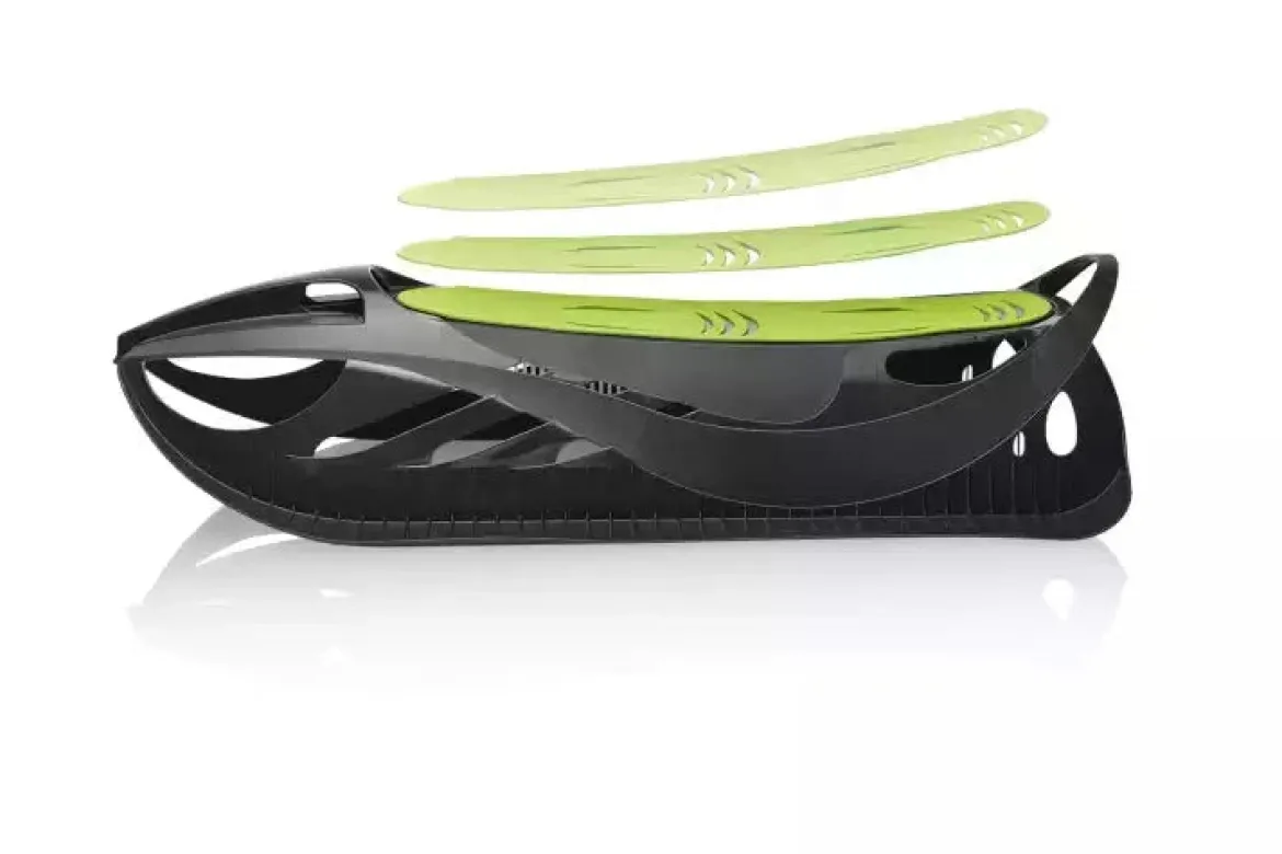Luge Snow Glider – Style futuriste et aérodynamique