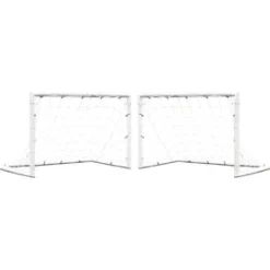 Paire de but de foot - 1,2m x 0,8m - uPVC - Blanc