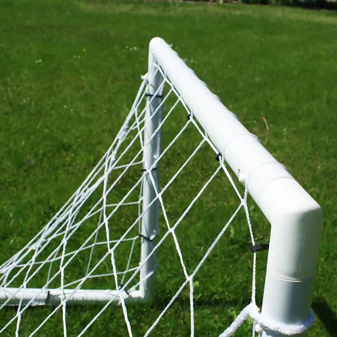 Paire de but de foot - 1,2m x 0,8m - uPVC - Blanc
