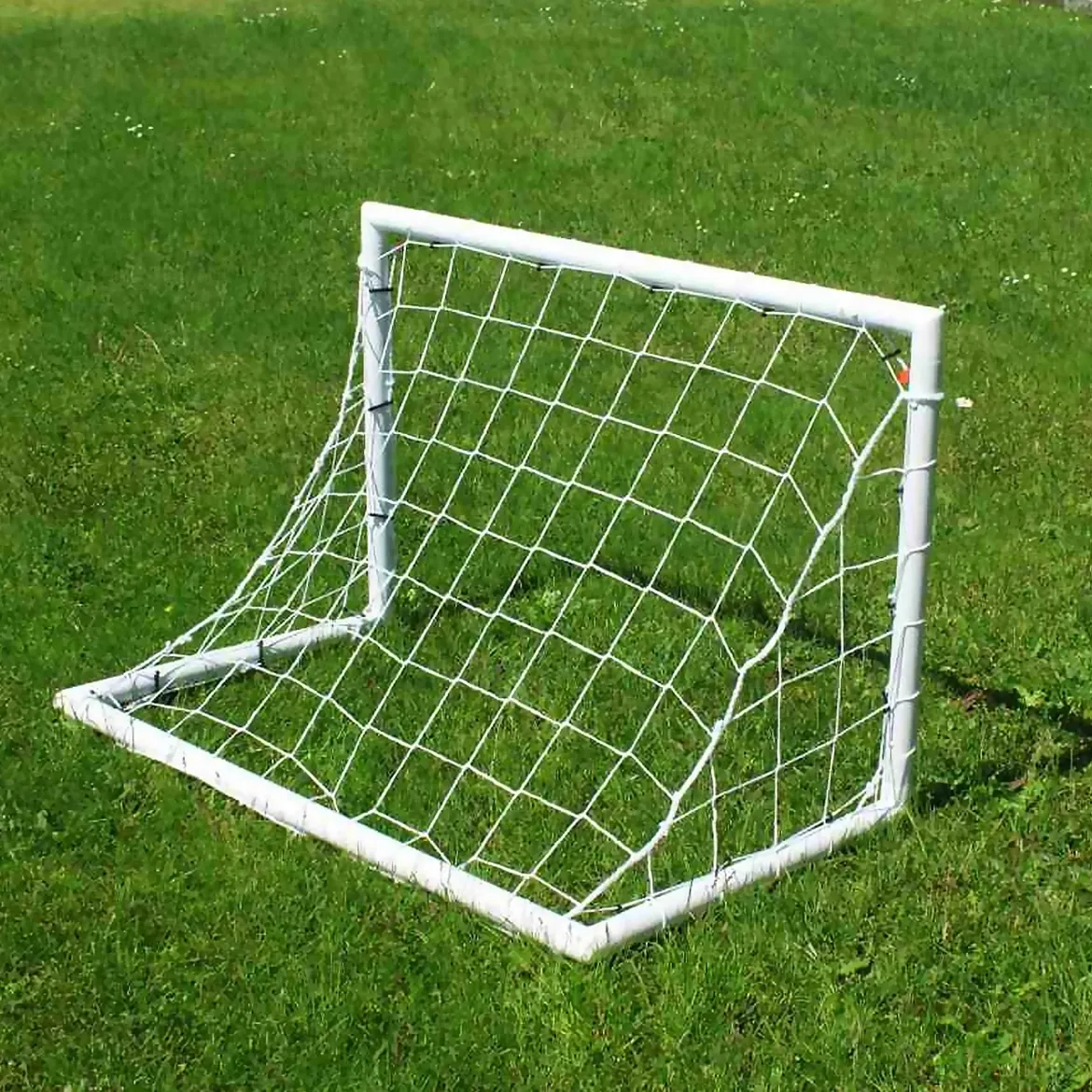 Paire de but de foot - 1,2m x 0,8m - uPVC - Blanc