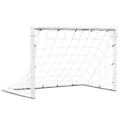 Paire de but de foot - 1,2m x 0,8m - uPVC - Blanc