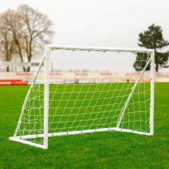 Paire de buts de foot - 1,8 x 1,2m - uPVC - Blanc