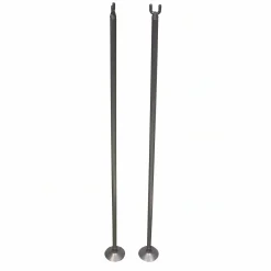 Paire de piquets de simple de tennis - Aluminium