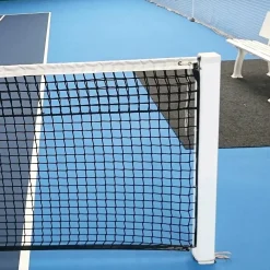 Paire de poteaux de tennis carrés amovibles en aluminimum