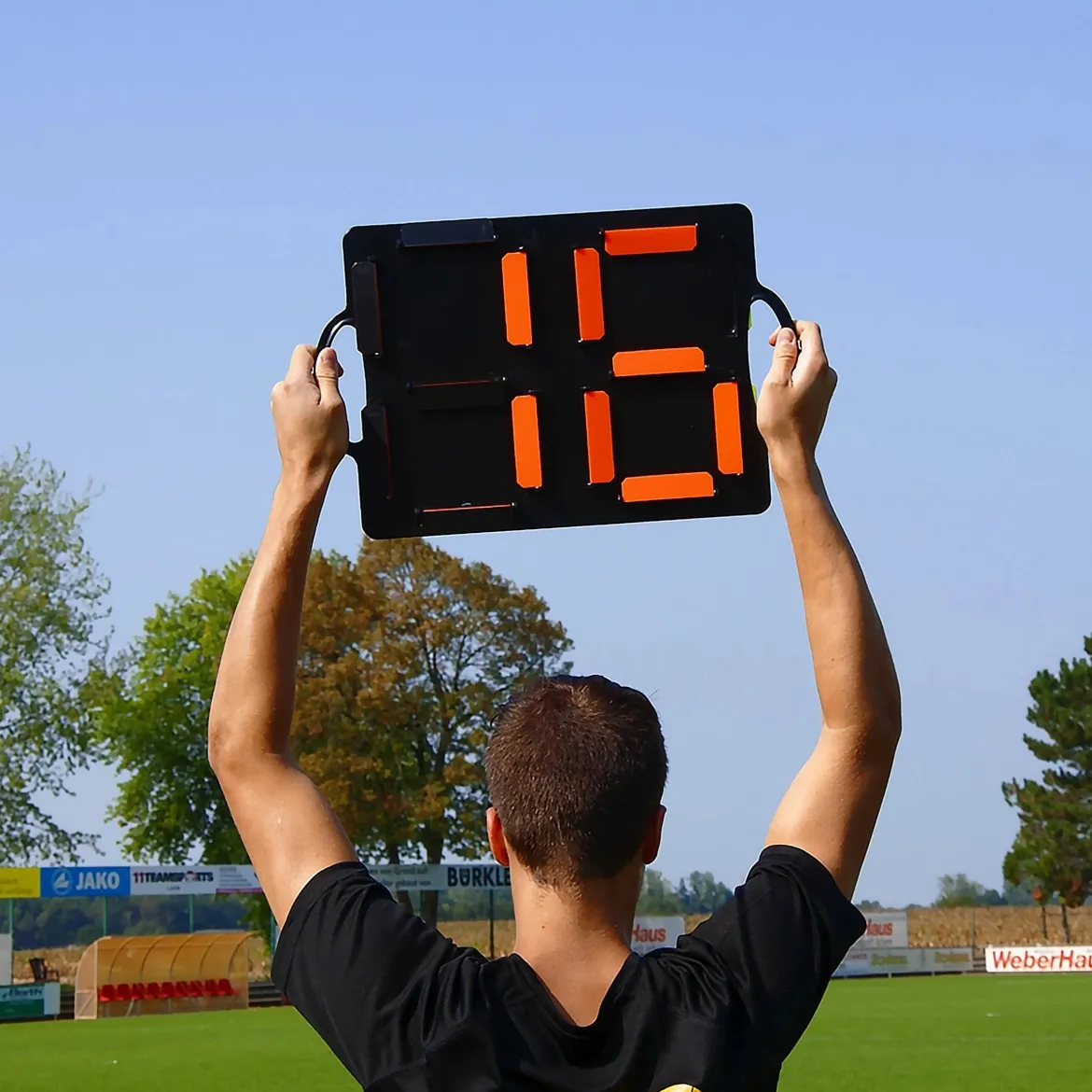 Panneau de changement de joueurs
