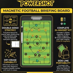 Panneau magnétique tactique de football 35x20 cm