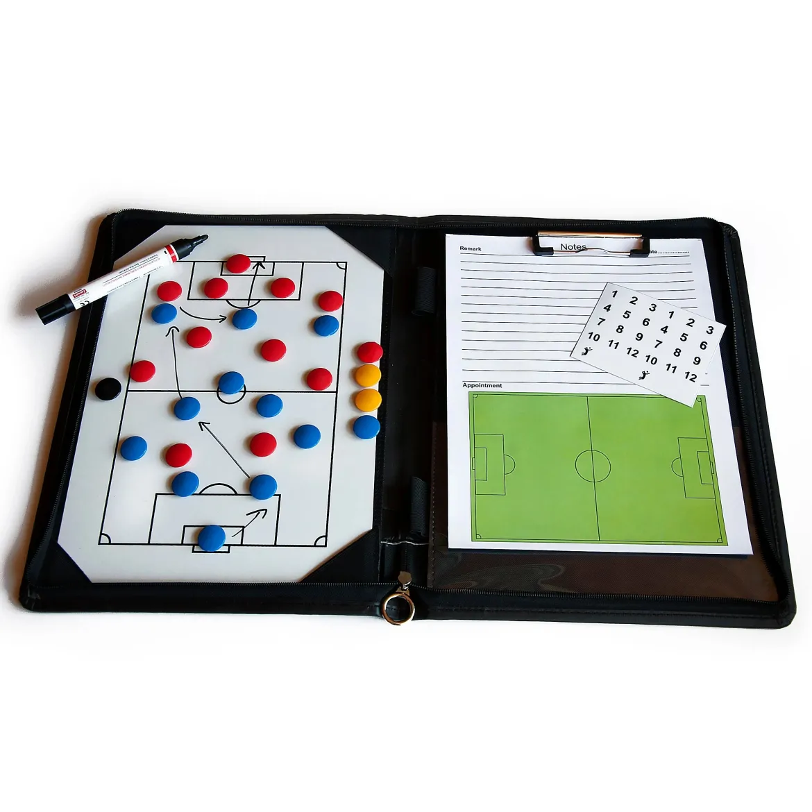 Pochette tactique pour coach de football