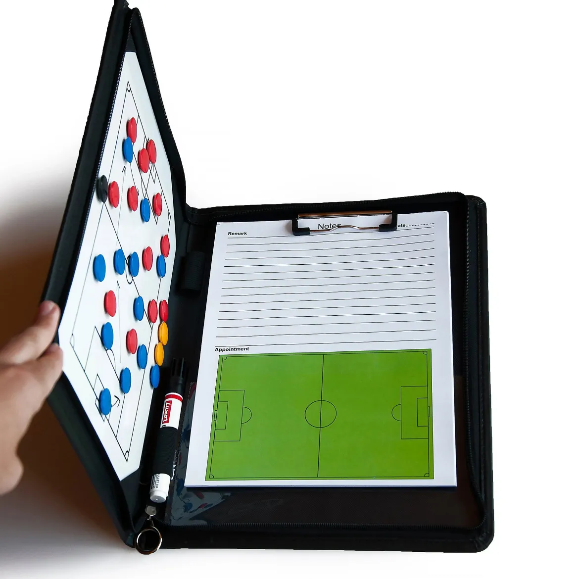Pochette tactique pour coach de football