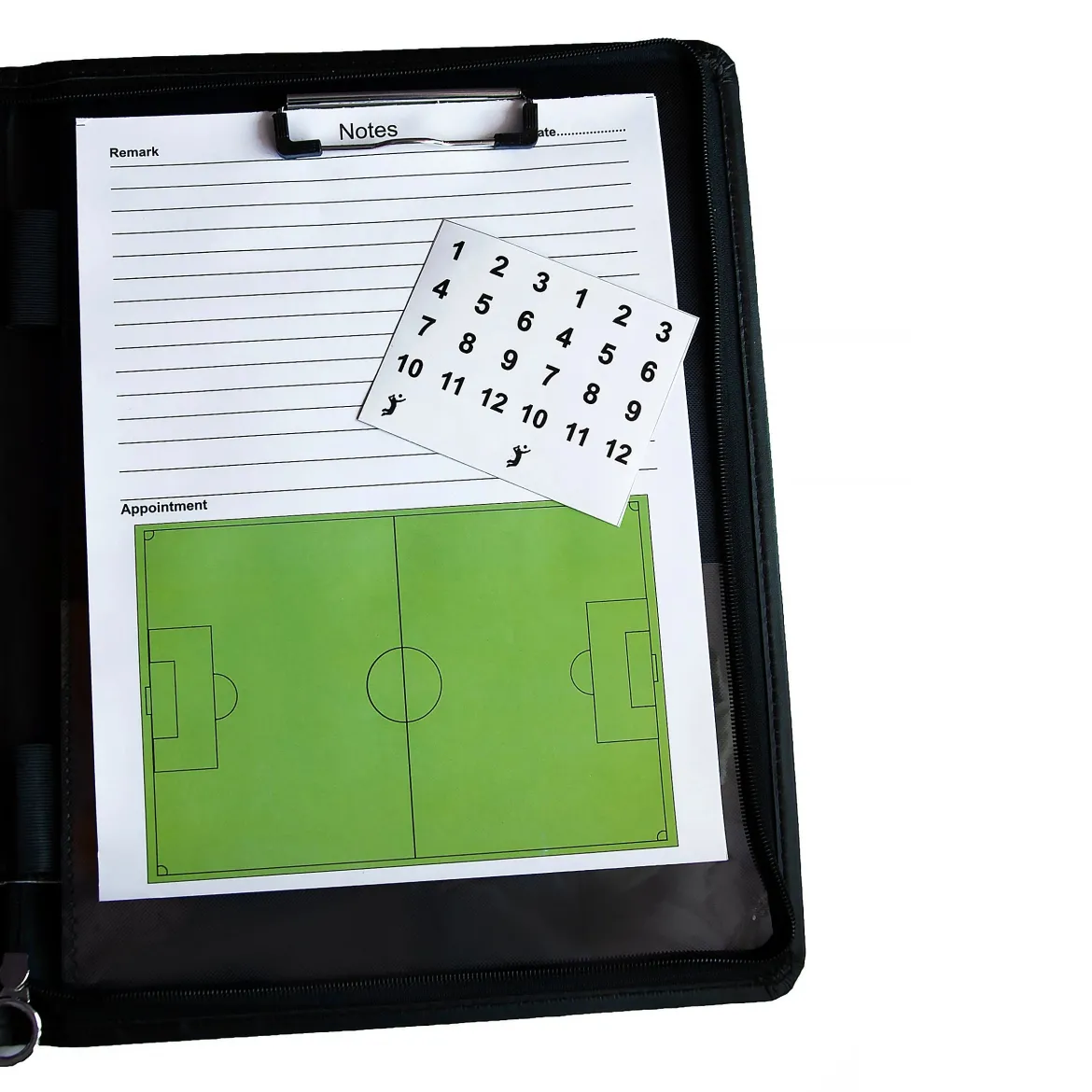 Pochette tactique pour coach de football