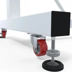 Poteau de tennis intégral transportable en acier galvanisé
