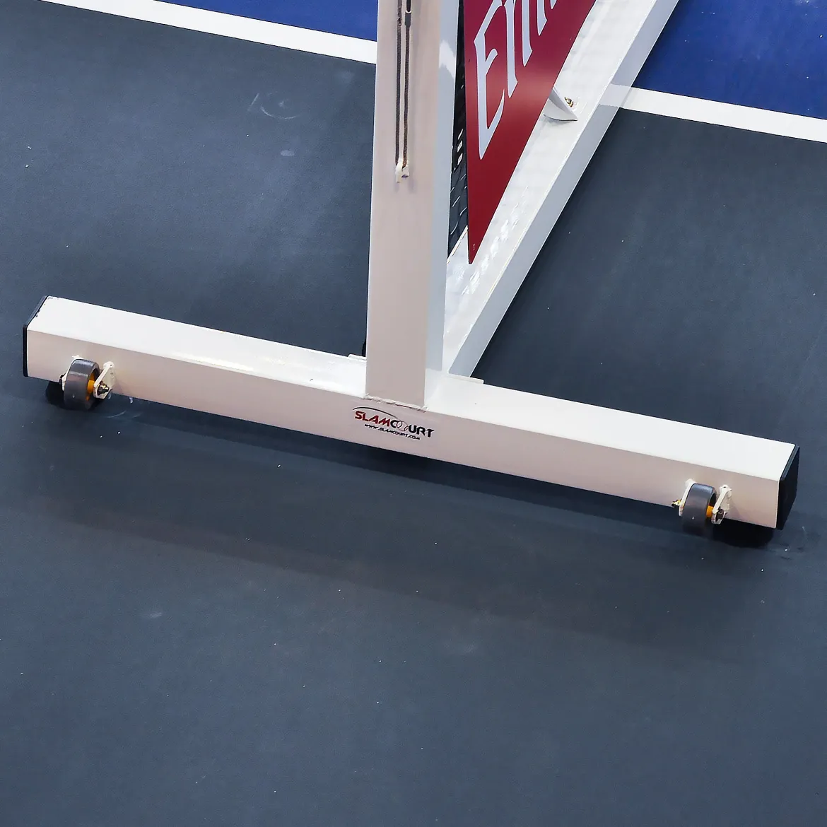 Poteau de tennis intégral transportable en acier galvanisé