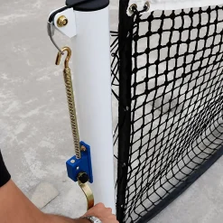 Poteau de tennis intégral transportable en acier galvanisé