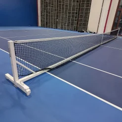 Poteau de tennis intégral transportable en acier galvanisé