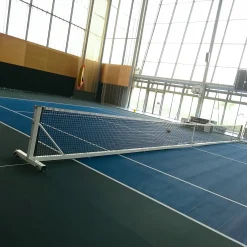 Poteau de tennis intégral transportable en acier galvanisé